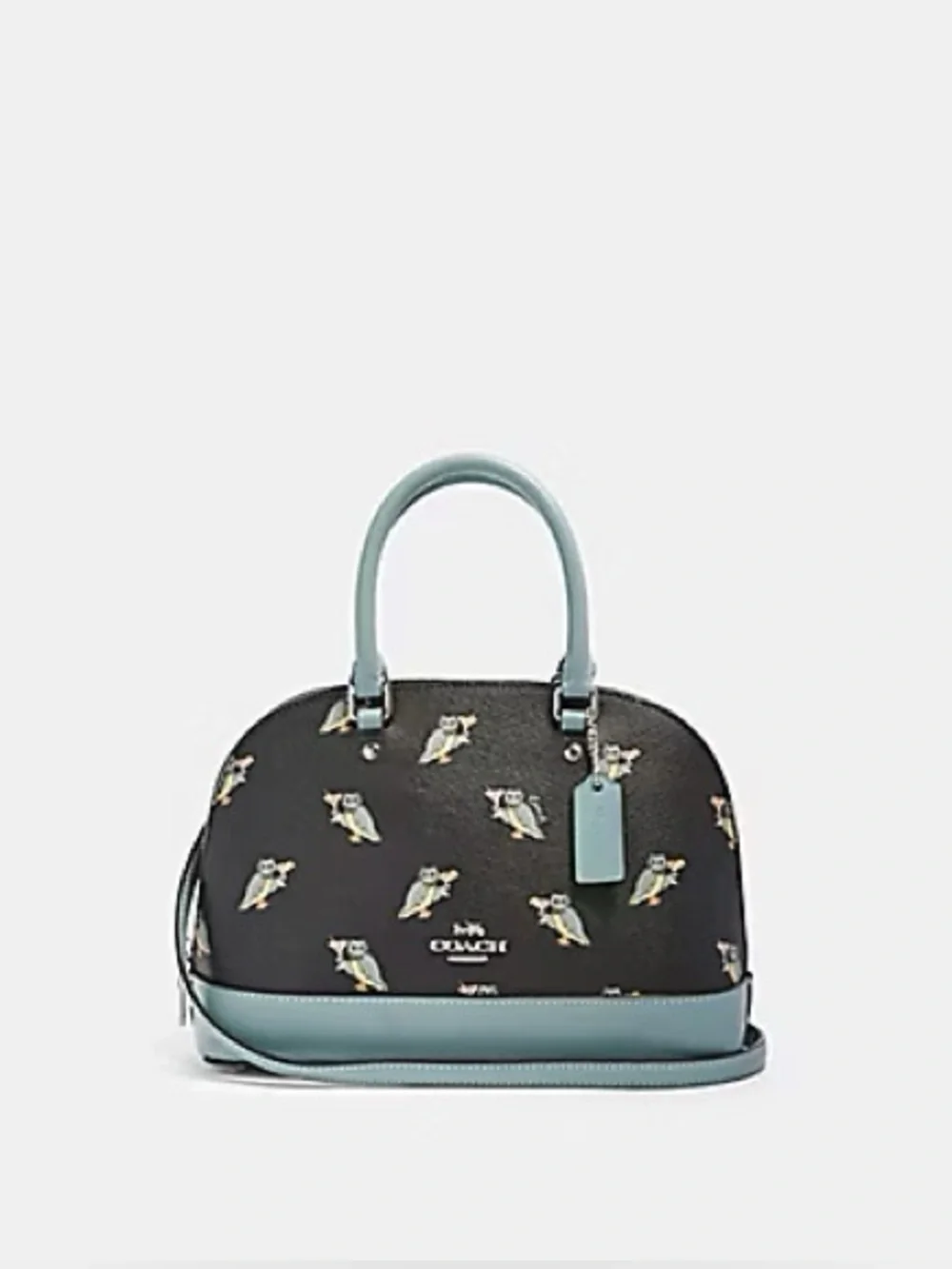 RARE COACH PURSE AND WALLET! vintage party owl print!